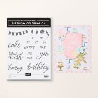 Birthday Celebration Photopolymer Stamp Set (English) [ 164592 ]