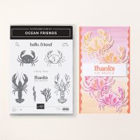 Ocean Friends Photopolymer Stamp Set (English)