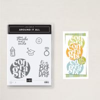 Around It All Cling Stamp Set (English)