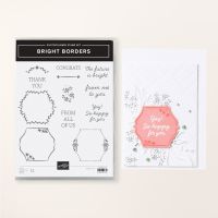 Bright Borders Photopolymer Stamp Set (English)