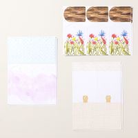 Washes & Florals Tags Mix & Match Ephemera Pack