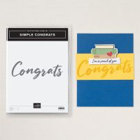 Simple Congrats Photopolymer Stamp Set (English) [ 165344 ]