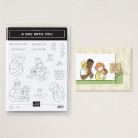 A Day With You Cling Stamp Set (English)