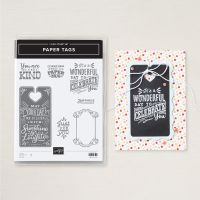 Paper Tags Cling Stamp Set (English) [ 165454 ]