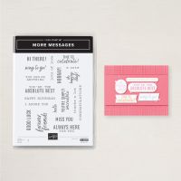More Messages Cling Stamp Set (English) [ 165471 ]