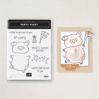 Party Piggy Photopolymer Stamp Set (English) [ 165479 ]