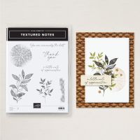 Textured Notes Cling Stamp Set (English)