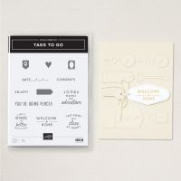 Tags To Go Cling Stamp Set (English)