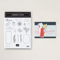 Cheers & Sips Photopolymer Stamp Set (English) [ 165588 ]