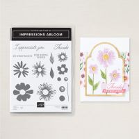 Impressions Abloom Photopolymer Stamp Set (English) [ 165605 ]