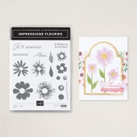 Set De Tampons En Résine Impressions Fleuries (Français) [ 165607 ]