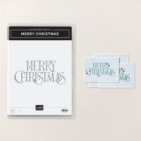 Merry Christmas Photopolymer Stamp Set (English) [ 165831 ]