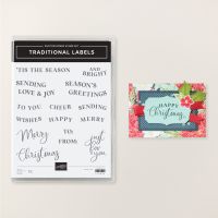 Traditional Labels Photopolymer Stamp Set (English) [ 165854 ]