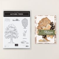 Autumn Trees Cling Stamp Set [ 165896 ]