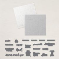 Plioir à Gaufrage Hybride Collage De Mots De Noël (Français) [ 165913 ]