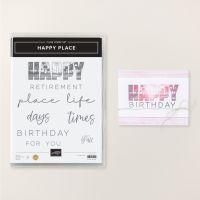 Happy Place Cling Stamp Set (English) [ 165966 ]