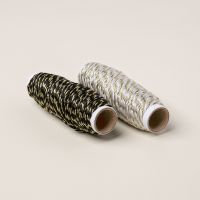 Black & White & Gold Baker's Twine [ 166005 ]