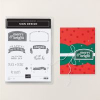 Sign Design Photopolymer Stamp Set (English) [ 166050 ]