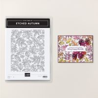 Etched Autumn Cling Stamp Set [ 166082 ]