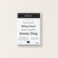 Snow Day Photopolymer Stamp Set Photopolymer Stamp Set (English)