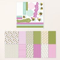 Cute As Can Bee 12" X 12" (30.5 X 30.5 Cm) Designer Series Paper & Sticker Sheet (English)