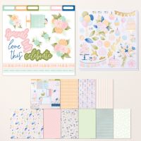 Wildflower Birthday 12" X 12" (30.5 X 30.5 Cm) Designer Series Paper & Sticker Sheet (English)