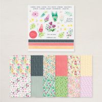Florals In Bloom 12" X 12" (30.5 X 30.5 Cm) Designer Series Paper & Sticker Sheet (English) [ 166643 ]