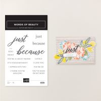 Words Of Beauty Photopolymer Stamp Set (English) [ 167083 ]