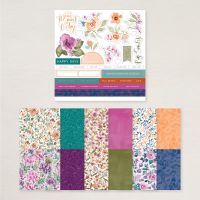 Lovely Florals Designer Series Paper & Sticker Sheet (English) [ 167362 ]