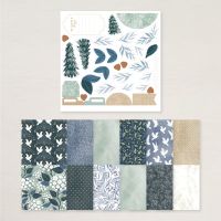 Peaceful Garden Designer Series Paper & Sticker Sheet (English) [ 167363 ]
