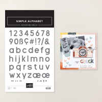 Simple Alphabet Photopolymer Stamp Set [ 167541 ]