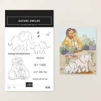 Safari Smiles Photopolymer Stamp Set (English) [ 167574 ]