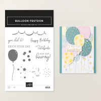 Balloon Festoon Photopolymer Stamp Set (English) [ 167602 ]