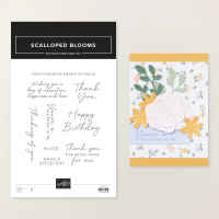 Scalloped Blooms Photopolymer Stamp Set (English) [ 167639 ]