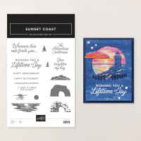 Sunset Coast Photopolymer Stamp Set (English) [ 167775 ]