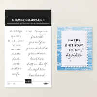A Family Celebration Photopolymer Stamp Set (English) [ 167790 ]