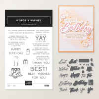 Words & Wishes Bundle (English) [ 167897 ]