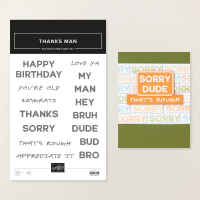 Thanks Man Photopolymer Stamp Set (English) [ 167961 ]