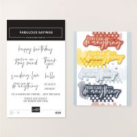 Fabulous Sayings Photopolymer Stamp Set (English) [ 167972 ]
