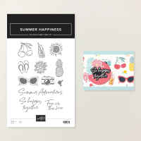 Summer Happiness Photopolymer Stamp Set (English) [ 168121 ]