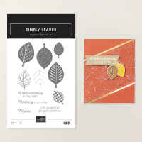 Simply Leaves Photopolymer Stamp Set (English) [ 168158 ]