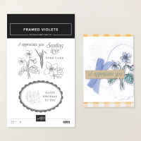 Framed Violets Photopolymer Stamp Set (English) [ 168187 ]