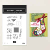 Stitched Stocking Photopolymer Stamp Set (English) [ 168224 ]