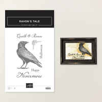 Raven's Tale Photopolymer Stamp Set (English) [ 168245 ]