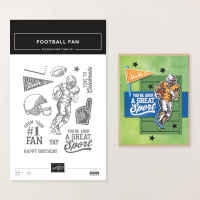 Football Fan Photopolymer Stamp Set (English) [ 168247 ]