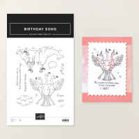 Birthday Song Photopolymer Stamp Set (English) [ 168251 ]