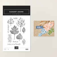 Elegant Leaves Photopolymer Stamp Set (English) [ 168300 ]