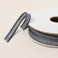Secret Sea & Gold 1/4" (6.4 Mm) Satin Ribbon [ 168317 ]