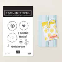 Round About Messages Photopolymer Stamp Set (English) [ 168410 ]