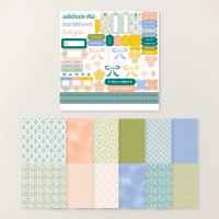 Mosaic Garden 12" X 12" (30.5 X 30.5 Cm) Designer Series Paper & Sticker Sheet (English) [ 168527 ]